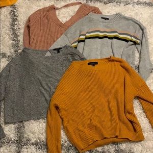 Four forever 21 sweaters 4 for 18!!